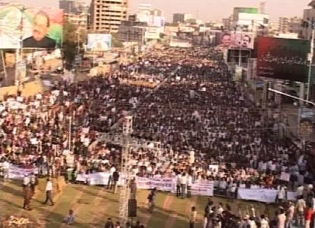 Sindh police, rangers pay tribute to MQM, local public over solidarity rally: SAMAA TV