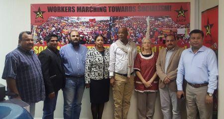 MQM South Africa delegation met with leaders of South African Communist Party (SACP) in Johannesburg
