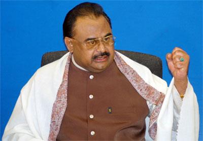 Altaf Hussain congratulates Justice Sardar Raza on being appointed Chief Election Commissioner