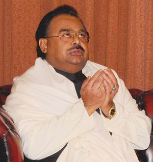 Altaf Hussain condoles with CoP in-charge on the death of his father