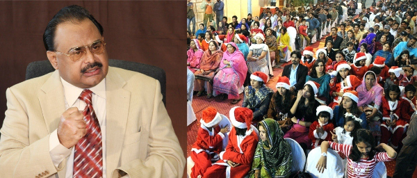 Hazrat Isa (AS) gave the message of peace, love and brotherhood: Altaf Hussain