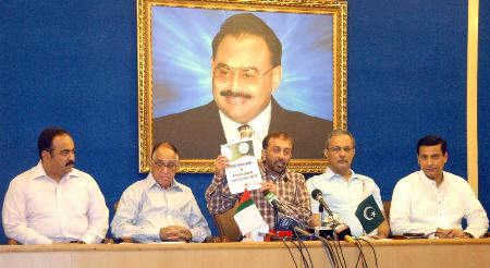 MQM launches 8-point `Policy Brief’ on National Counter Terrorism Policy