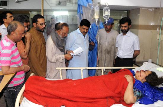 Deputy Convener of the Co-ordination Committee visits Abbasi Shaheed Hospital