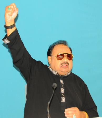 MQM FOUNDING LEADER ALTAF HUSSAIN DEMANDS RIGHT OF SELF-DETERMINATION FOR MOHAJIRS UNDER UN CHARTER