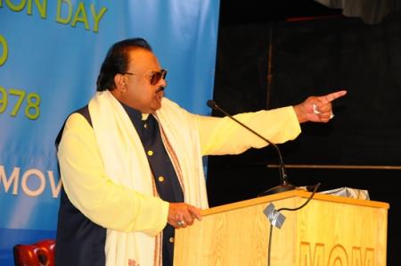 ALTAF SLAMS PARAMILITARY RANGERS FOR RESTRICTING MOHAJIR MUSLIMS FROM THEIR RELIGIOUS RITUAL