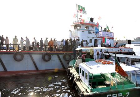 Day4 KMOC: MQM Membership Campaign 2014: "Ensuring A Strong Pakistan" at Different Islands of Karachi