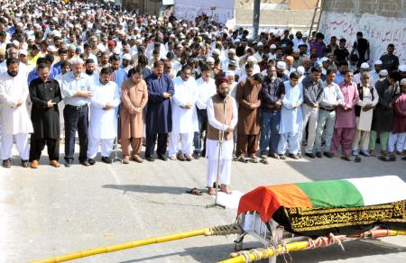 MQM worker buried in Orangi Town