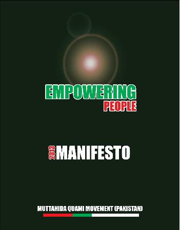 EMPOWERING PEOPLE  -  MQM MANIFESTO 2013