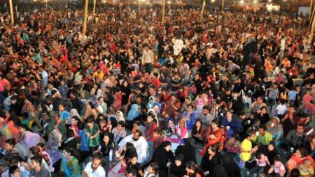 Election Gathering In Jinnah Ground Musical Program