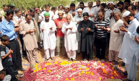 Sobs & Sighs Engulfed the Environment as MQM buries yet another martyr
