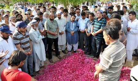  Album3: Funeral Of Martyred MQM Workers held at Mazare-Quaid Karachi  