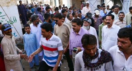 Pictures: MQM campaign for Cantonment Board Area's Elections