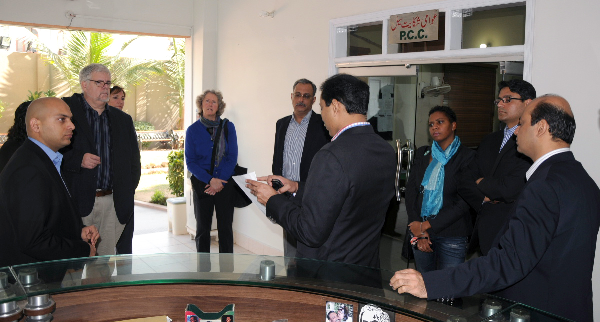 A delegation of International Center for Journalists USA visits Nine Zero