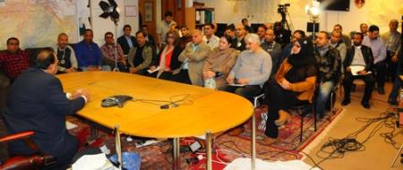  ایم کیوایم کے قائد الطاف حسین کی انٹرنیشنل سیکریٹریٹ میں اوورسیزیونٹوں کے کارکنوں سے تفصیلی ملاقات