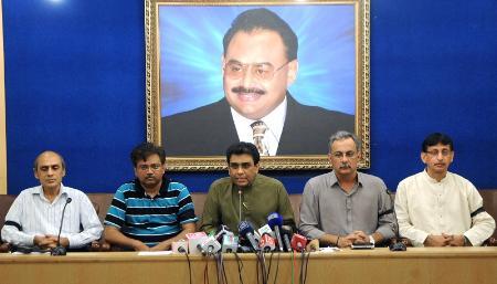 Killing of MQM three workers is a matter to ponder upon: Dr Khalid Maqbool Siddiqui