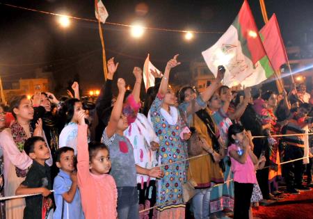 Concert organized at Central Election Office of MQM in Jinnah Ground, Karachi