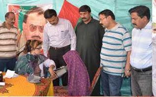 3rd-Day activities of KKF relief camps in Thar  