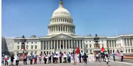 MQM ALONG WITH OTHER OPPRESSED NATIONS IN PAKISTAN STAGED A PROTEST AT CAPITOL HILL