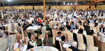 پاکستان بچاؤ۔۔۔نئے صوبے بناؤ،جناب الطاف حسین کی ہدایت پرلال قلعہ گراؤنڈمیں منعقدہ اجتماع میں علماء کرام کے فلک شگاف نعرے
