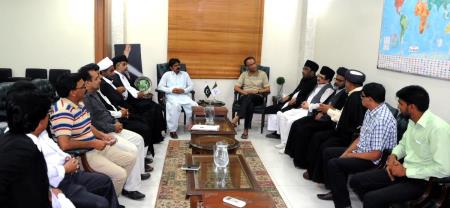 علامہ علی کرار نقوی کی سربراہی میں شیعہ علمائے کرام کے نمائندہ وفد کی رابطہ کمیٹی کے اراکین سے ملاقات 