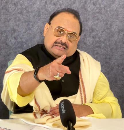 PAKISTAN MILITARY, HENCHMEN ROBBING THE COUNTRY: ALTAF HUSSAIN