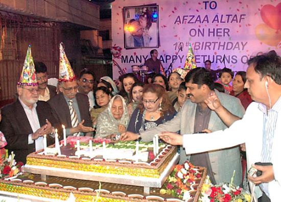 10th Birthday of Afza Altaf in Karachi