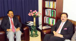 وفاقی وزیرداخلہ رحمن ملک کی متحدہ قومی موومنٹ کے قائد الطاف حسین سے ملاقات ملکی وبین الاقوامی امور پر تبادلہ خیال