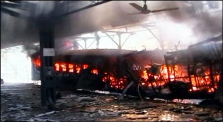 Altaf Hussain expresses condemnation of the bomb blast inside a bogie of the Jaffar Express at Sibbi Railway Station