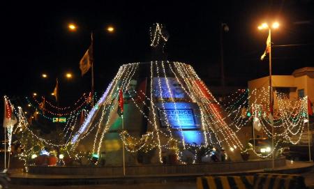 Different cities of Pakistan decorated on the 30th Foundation Day of MQM