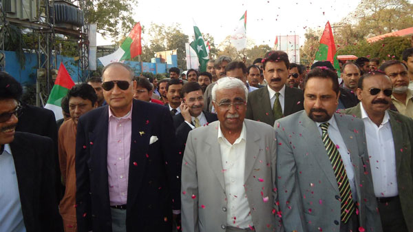 RECEPTION FOR NEWLY JOIN DIGNITARIES AT MQM CENTRAL OFFICE IN LAHORE