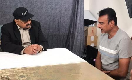  ایم کیوایم کے بانی وقائد جناب الطاف حسین سے ساؤتھ افریقہ ڈربن چیپٹرکے جوائنٹ انچارج حافظ جی کی ملاقات 