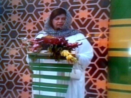حق پرست رکن قومی اسمبلی محترمہ طاہرہ آصف کا کانفرنس سے خطاب