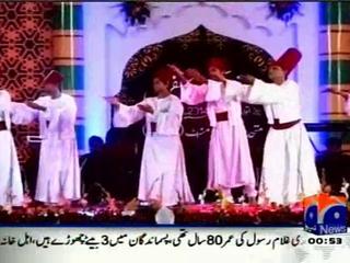 GEO News Report 2: Darwish Dance in Sufi-e-Kiram Conference in Lahore organized by MQM