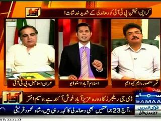 PML-N Senator Saleem Zia abuses muhajirs in Samaa tv