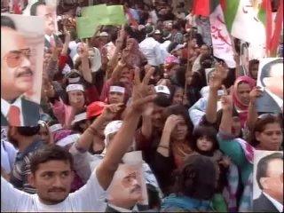 Part5 - MQM Expresses Solidarity With QeT Altaf Hussain (02 Feb 2014, M.A Jinnah Road)
